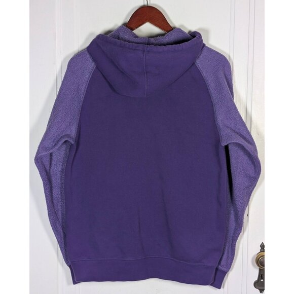 Vintage Nike Team NCAA LSU Louisiana State Reversible Hoodie Purple Size Small - Picture 2 of 5